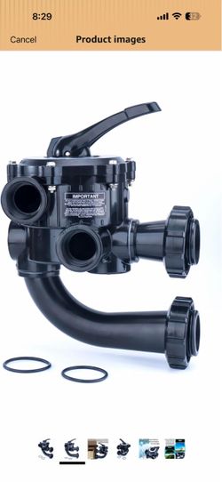 SP0710XR50 Pool Backwash Valve Compatible with Hayward Pro-Series VariFlo, Vertical Grid DE Filter, with 1-1/2-inch NPT and 6 Positions SP710XR50 44 4