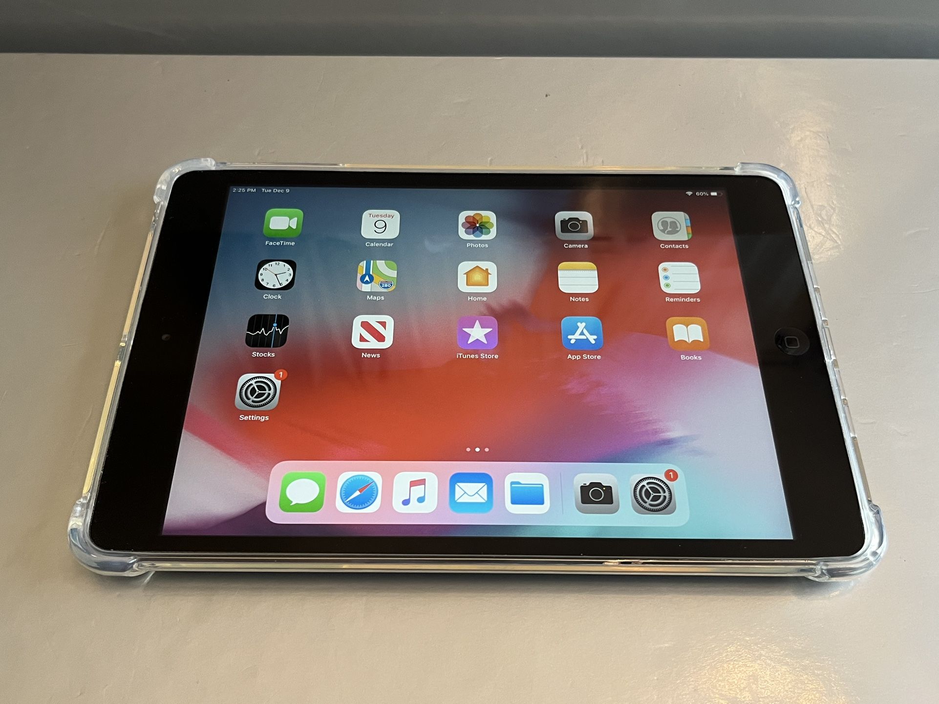 Apple iPad Mini 2nd Gen Black A1490 Tablet 7.9” iOS 12.5.7 Storage 32GB - $49