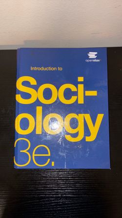 Open Stax Introduction to Sociology 3rd Edition