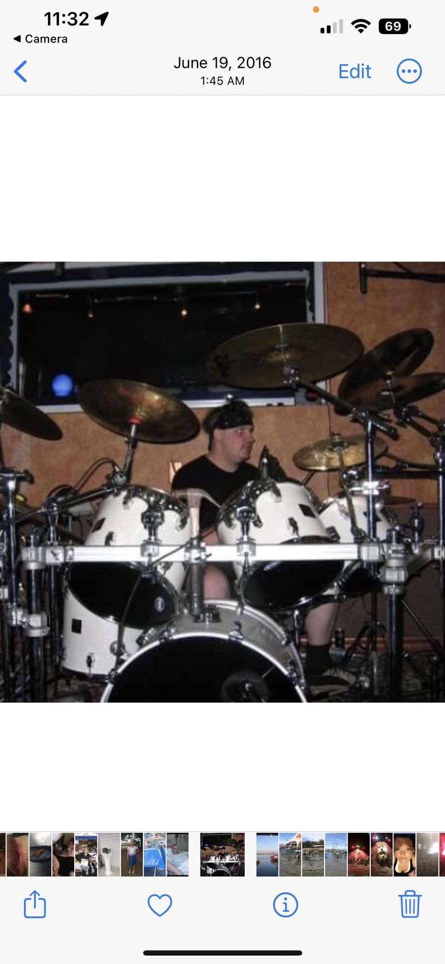 Sonor Rockstar Classic Drums Only 8 Piece