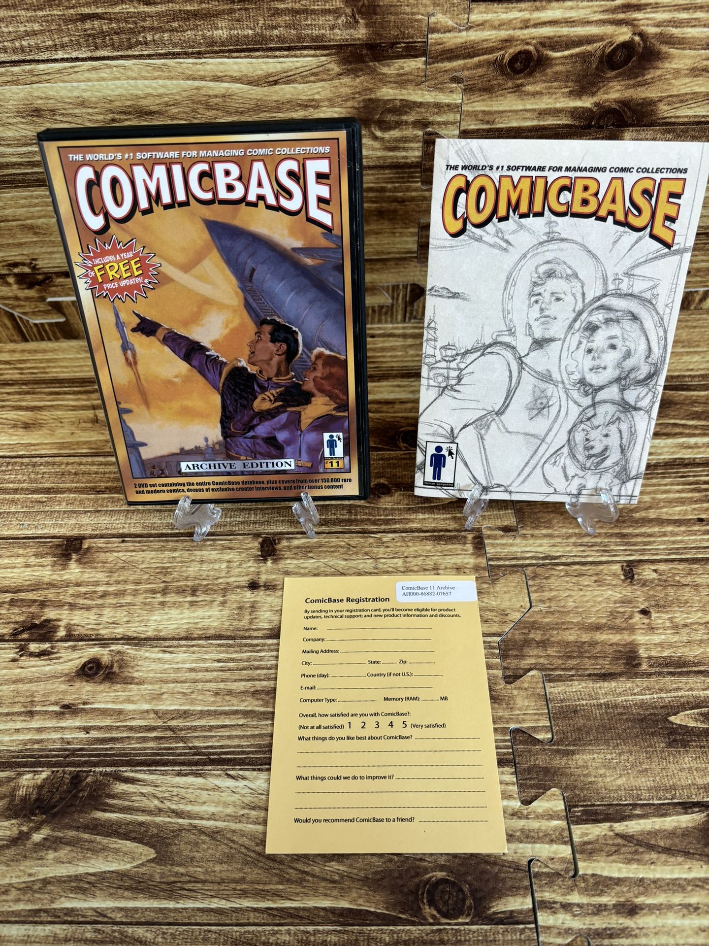 ComicBase #11 Deluxe Edition Set of 2 Disks - Comic Book Database Atomic Ave