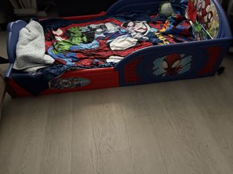 Spider man Floor Bed With Sheets