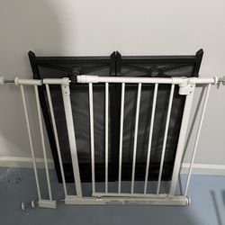 White Door/stairs Baby Or Pet Gate
