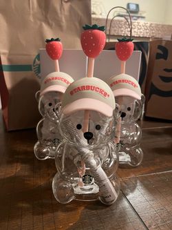 Starbucks bear cups