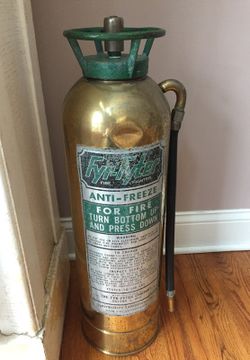 Antique fire extinguisher