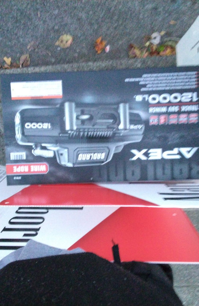 Apx Winch For Trucks And Suvs 12,000 Lbs 