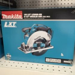 Makita New 61/2” Circular Saw 18v - Tool Only 
