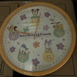 Baby Minnie Clock 