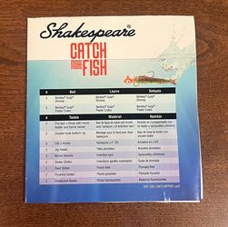 Complete Shakespeare Catch More Fish Surf Pier Kit.