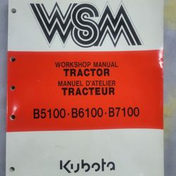 KUBOTA Tractor Workshop Manual 