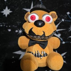 Nightmare Freddy plush from the Five Nights at Freddy's game series. 