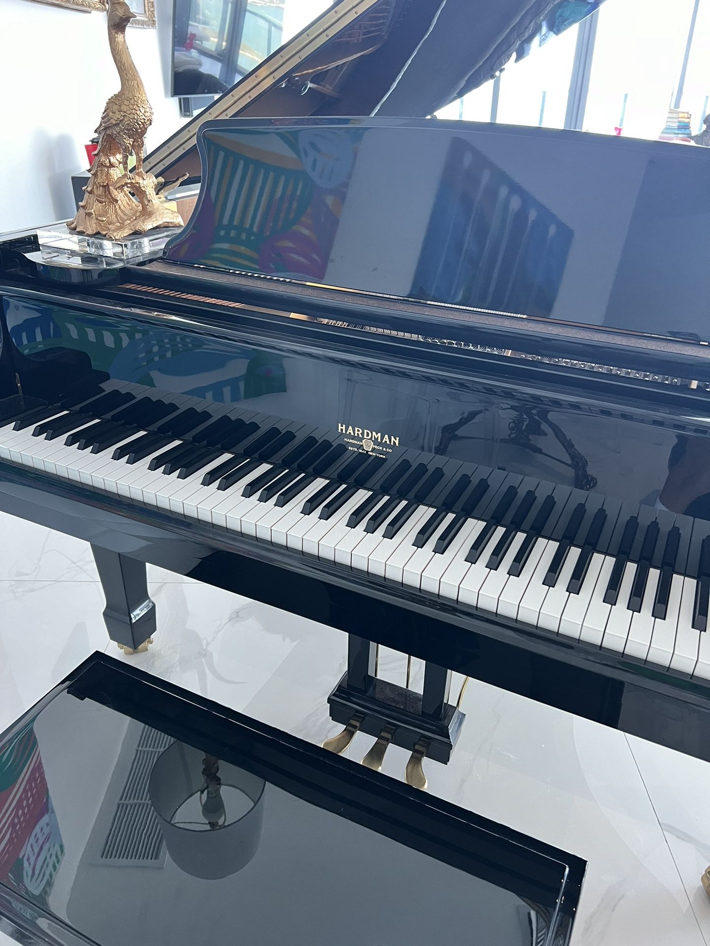 Black 6’ Baby Grand Piano