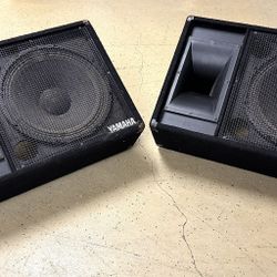 Yamaha 15” Stage Series PA Monitor Speaker Cabinets