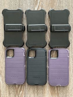 3 iPhone 11 Otter box Defender With Holster Clip Excellent Condition