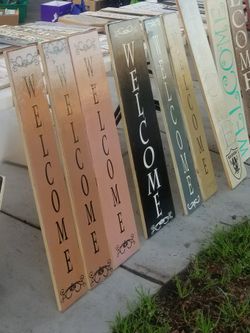 3 ft welcome signs $15 Atwater