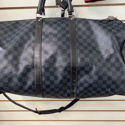 Louis Vuitton Blue Damier Keepall 55 for Sale in Tampa, FL - OfferUp