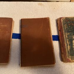 3 Antique Books