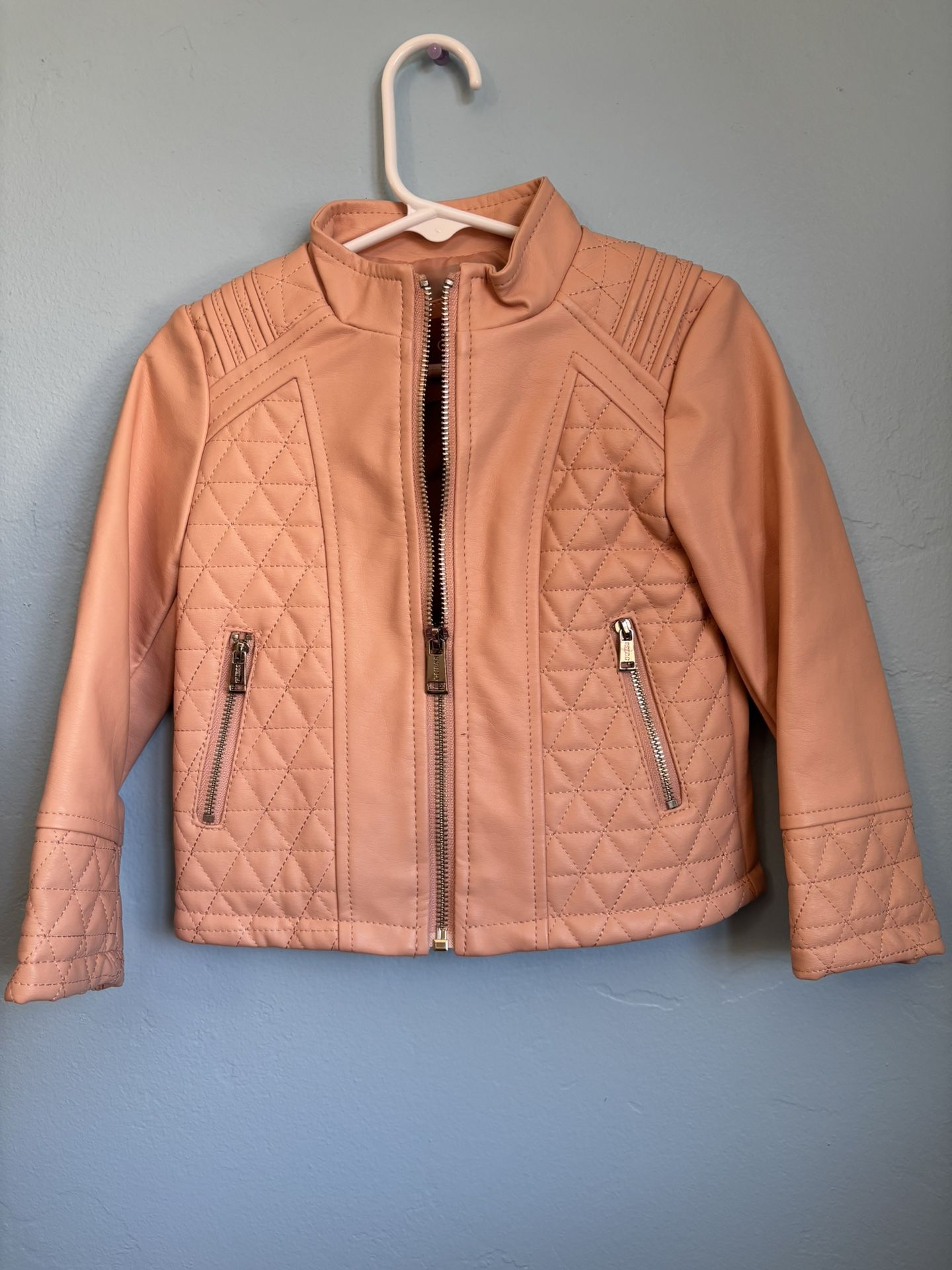 Toddler Girl Leather Jacket