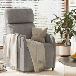 FlexiSpot XC3G Recliner Chair - Grey Fabric