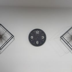 Clock and wall decor