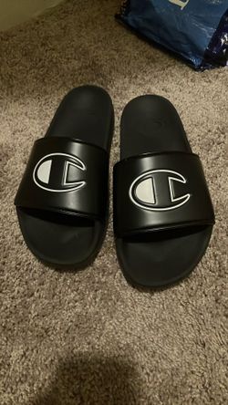 Black Champion Slides