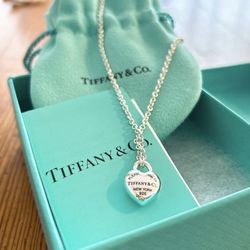 Tiffany & Co. Full Heart Pendant Necklace