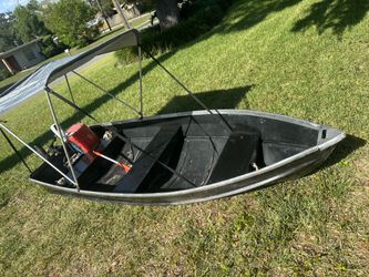 12’ Aluminum Fishing Boat Package - $1,450 OBO