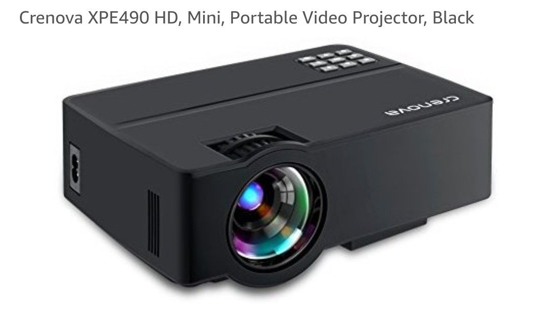 Moving sale, crenova HD home projector video