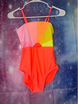 New cat & Jack one piece swimsuit size girls large