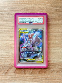 Mewtwo & Mew GX tag team PSA 10