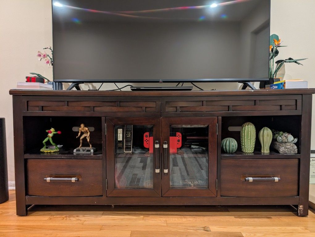 Wood TV Stand