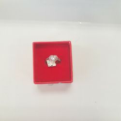 Womens Heart Ring 10K 2.0G 0.7 Karat Natural Diamonds 