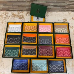 %100 Authentic GOYARD Card Holder With Receipt