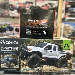Axial SCX10 III Base Camp 1/10 4WD RTR W/Spektrum 2S Battery & Charger Combo