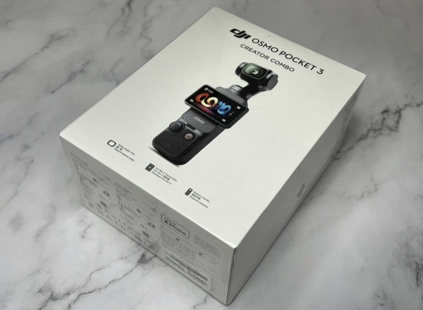 DJI Osmo Pocket 3 Creator Combo 3-Axis Stabilized 4K Handheld Camera