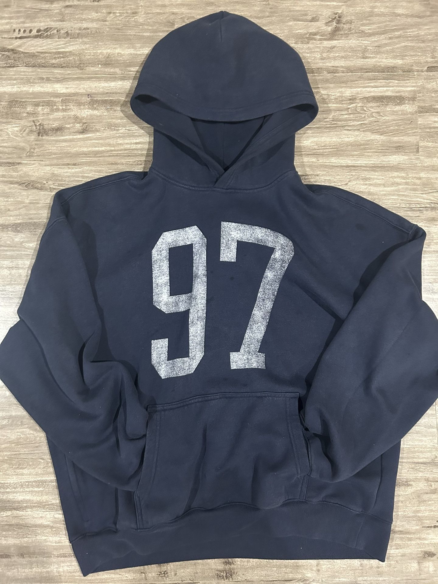 Holister Navy Blue Number Hoodie