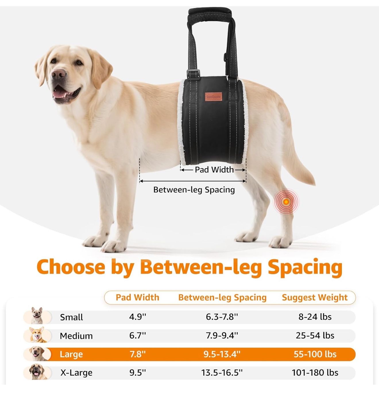 Loobani Dog Sling/harness