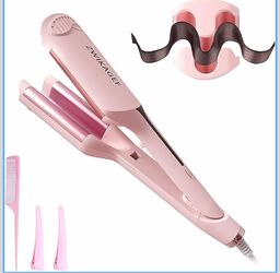 Zwikagef Pink Hair Waver Crimper Iron
