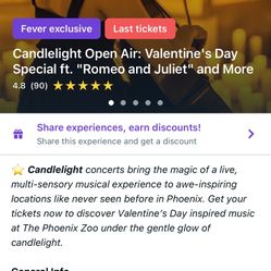 Sold Out Candlelight Valentine’s Day Concert Special