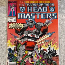 HEAD MASTERS 1 - 1987  TRANSFORMERS SERIES - MARVEL COMICS