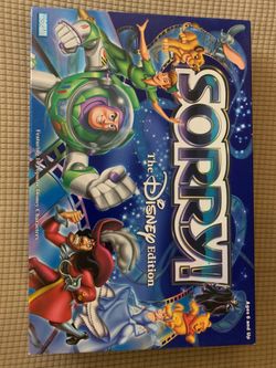 Sorry The Disney Edition Board Game