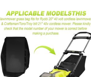 (Bag only )Ryobi Lawnmower Grass Bag for RY40108, RY40109