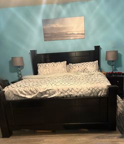 Black King Bed Frame