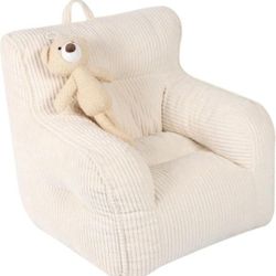 Kids Bean Bag Chair with a Plush Bear ( Brand New, Never Used ) For $45