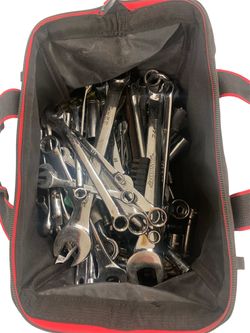 Hyper Tough tool bag with tools #34779
