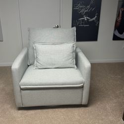Pottery Barn Gray Glider Chair