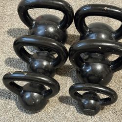 Body Solid Kettle Bell Set 105lb (5lb - 30lb)