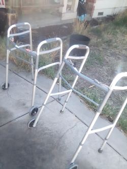 2 walkers for disabled very good condition
