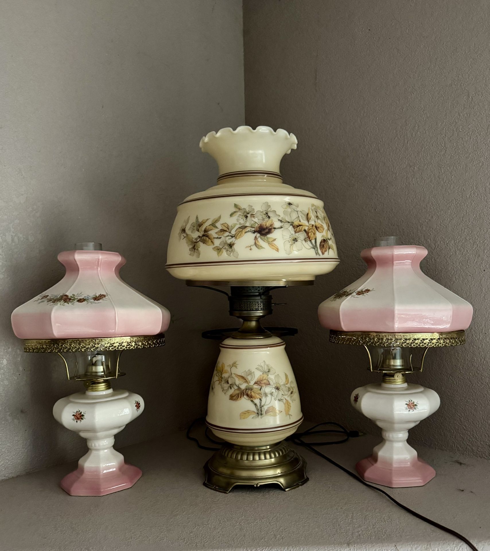 Oil Lamps (Vintage Set)