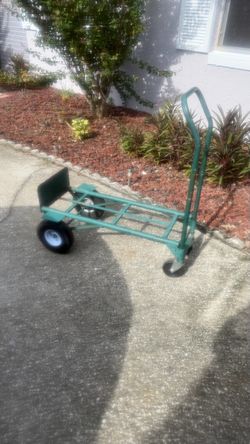2 in 1 Convertible Hand Truck and Dolly, 800LBS – Heavy-Duty Moving Dolly Cart w